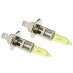 2 X H1 HOD Halogen Bulbs 12V 100W 2400 LM 3500K Yellow Light Headlights - Image 2
