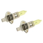 2 X H1 HOD Halogen Bulbs 12V 100W 2400 LM 3500K Yellow Light Headlights - Image 3