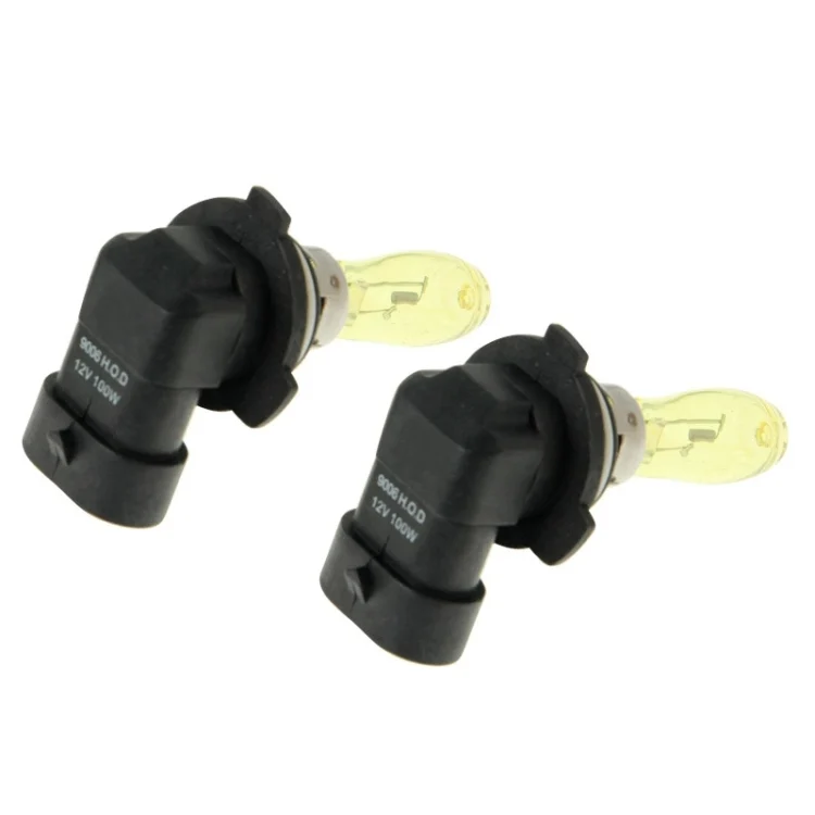 S-CMS-3104_3.webp 2 X 9006 HOD Halogen Bulbs 12V 100W 2400 LM 3500K Yellow Light Headlights - Image 4