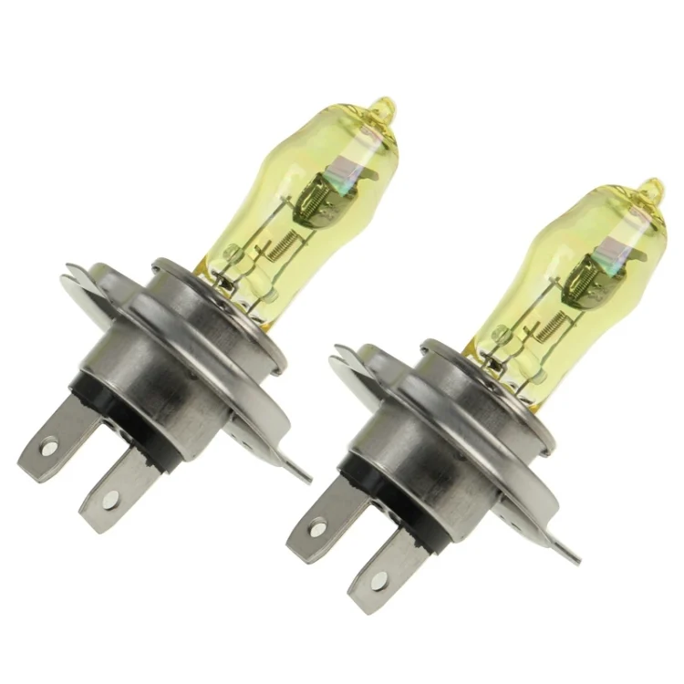 S-CMS-3105_2.webp 2 X H4 HOD Halogen Bulbs 12V 100W 2400 LM 3500K Yellow Light Headlights - Image 3