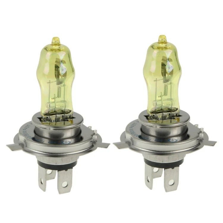 S-CMS-3105_3.webp 2 X H4 HOD Halogen Bulbs 12V 100W 2400 LM 3500K Yellow Light Headlights - Image 4