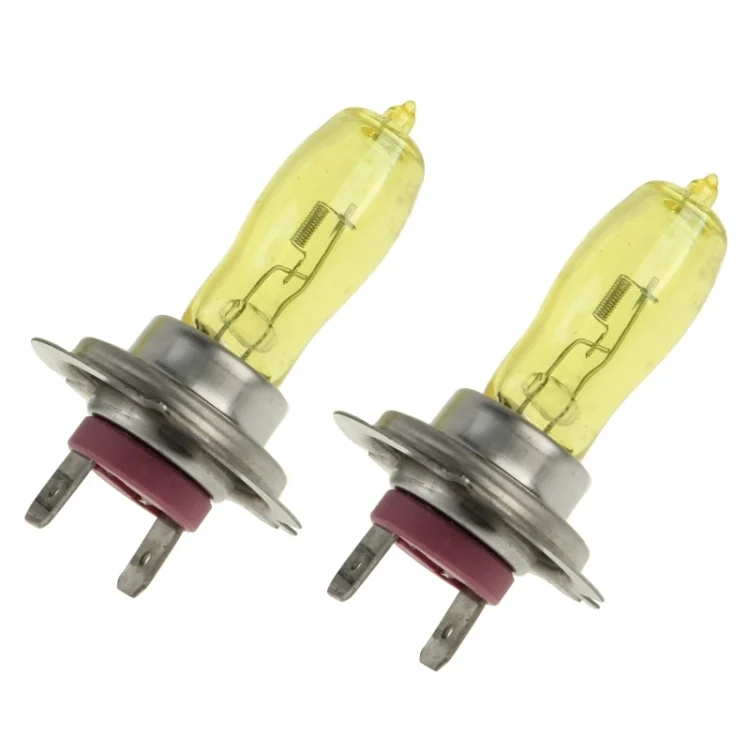 S-CMS-3106_2.webp 2 X H7 HOD Halogen Bulbs 12V 100W 2400 LM 3500K Yellow Light Headlights - Image 3