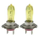 2 X H7 HOD Halogen Bulbs 12V 100W 2400 LM 3500K Yellow Light Headlights - Image 4