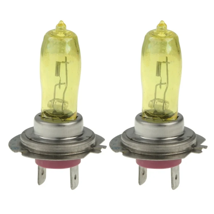 S-CMS-3106_3.webp 2 X H7 HOD Halogen Bulbs 12V 100W 2400 LM 3500K Yellow Light Headlights - Image 4