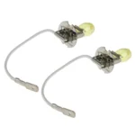 2 X H3 HOD Halogen Bulbs 12V 100W 2400 LM 3500K Yellow Light Headlights - Image 4