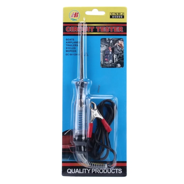 S-CMS-3330_5.webp Car Circuit Tester Systems Detection Tools DC 6-24 Volt Circuit Tester Pen - Image 6