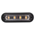 12W 720LM 4-LED 18 Flash Patterns Car Strobe Emergency Warning Light Lamp, DC 12V - Image 2
