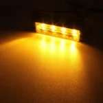 12W 720LM 4-LED 18 Flash Patterns Car Strobe Emergency Warning Light Lamp, DC 12V - Image 11