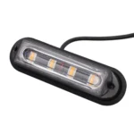 12W 720LM 4-LED 18 Flash Patterns Car Strobe Emergency Warning Light Lamp, DC 12V - Image 4