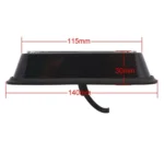 12W 720LM 4-LED 18 Flash Patterns Car Strobe Emergency Warning Light Lamp, DC 12V - Image 9