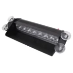 8W 800LM 8-LED 3-Modes Adjustable Angle Car Strobe Flash Dash Emergency Light Warning Lamp with Suckers, DC 12V - Image 4