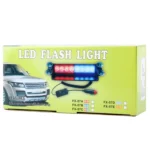 8W 800LM 8-LED 3-Modes Adjustable Angle Car Strobe Flash Dash Emergency Light Warning Lamp with Suckers, DC 12V - Image 9