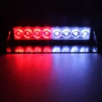 8W 800LM 8-LED 3-Modes Adjustable Angle Car Strobe Flash Dash Emergency Light Warning Lamp with Suckers, DC 12V - Image 10
