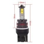 MZ T20 7440 20W 800LM White Light 4 XT-E LED Car Brake Light Daytime Running Light Bulb, DC 12-24V - Image 5
