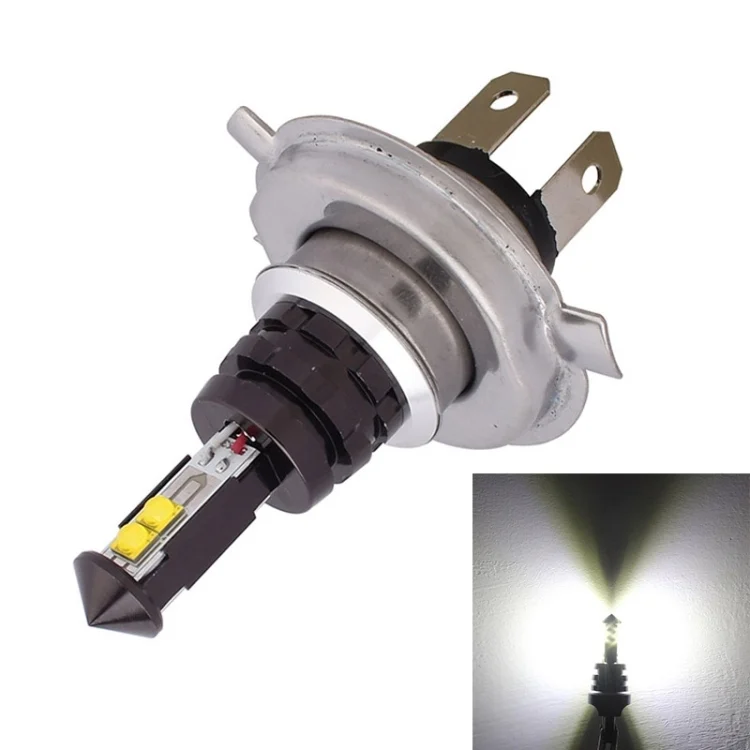 H4 20W 800LM White Light 4 XT-E LED Car Daytime Running Light Headlight Bulb, DC 12-24V