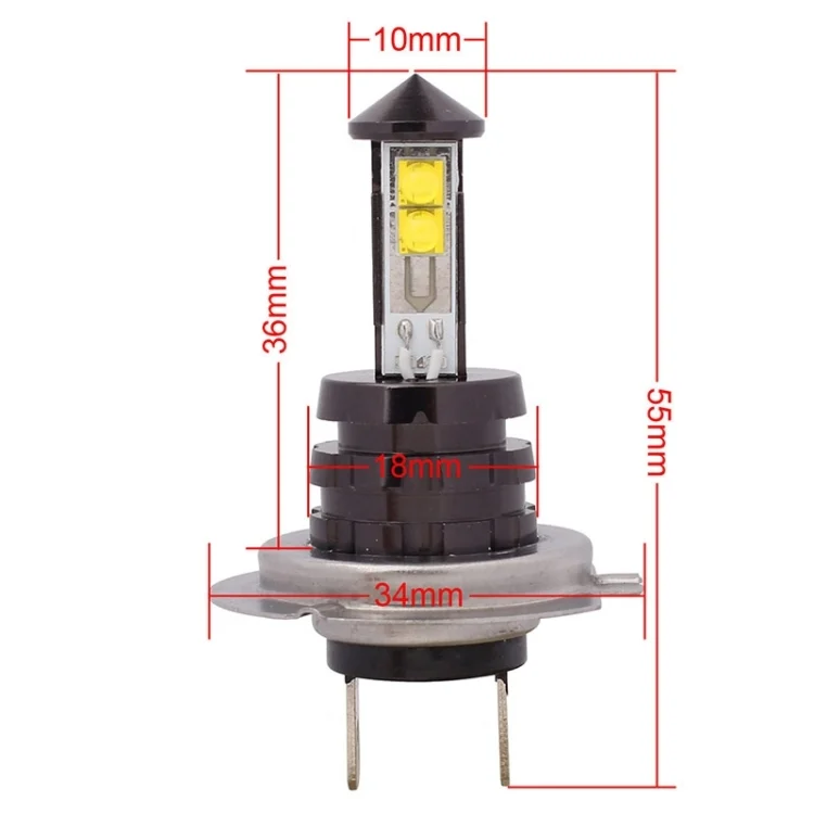 S-CMS-3475_4.webp H7 20W 800LM White Light 4 XT-E LED Car Fog Light Headlight Bulb, DC 12-24V - Image 5