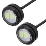 2 PCS 22.5mm 1.5W 150LM Ice Blue Light 3 LED SMD 5630 Spotlight Eagle Eye Light Daytime Running Light for Vehicles - Image 2