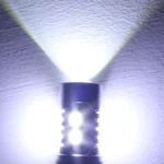2PCS T25 10W 700LM Yellow + White Light Dual Wires 20-LED SMD 5630 Car Brake Light Lamp Bulb, Constant Current, DC 12-24V - Image 7
