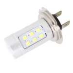 2 PCS H7 4.2W 630LM White Light 21 LED 2835 SMD Car Front Fog Light Lamp Bulb,  DC 12V - Image 2