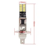 2 PCS H1 4.8W 720LM 6500K White Light 24 LED SMD 4014 Error-Free Canbus Car Clearance Lights Lamp, DC 12V - Image 4