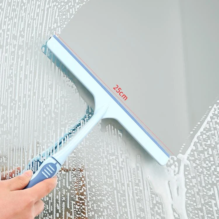 S-CMS-4005_3.webp KANEED Car Window Plastic Nonslip Handle Glass Wiper / Window Cleaning Tool, Size: 24.5 x 24cm(Blue) - Image 4