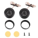 2 PCS 500W High Efficiency Mini Dome Tweeter Speakers for Car Audio System(Black) - Image 7