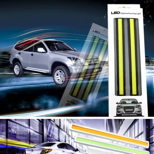 S-CMS-4560L_10.webp 2 PCS 6W*2 DRL LED Light Bar Car Light Source Waterproof Daytime Running Lights, DC 12V - Image 11