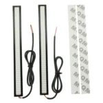 2 PCS 6W*2 DRL LED Light Bar Car Light Source Waterproof Daytime Running Lights, DC 12V - Image 7