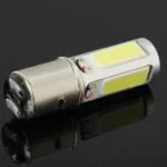 BA20D 6W White 250LM 5 LED COB Car Stop Brake Light Front Rear Turn Signal Lights for Motorcycle / Vehicles, DC 12V - Image 3