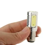 BA15D 10W White 300LM 4 LED COB Car Stop Brake Light Front Rear Turn Signal Lights for Motorcycle / Vehicles, DC 12V - Image 4