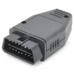 OBDII 16-Pin Connector Adapter for Car Diagnostic Male Cable(Black)