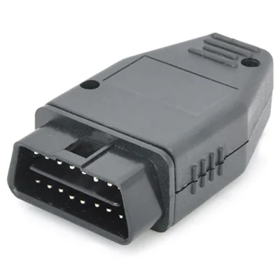 S-CMS-9218_1.webp OBDII 16-Pin Connector Adapter for Car Diagnostic Male Cable(Black) - Image 2
