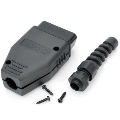 S-CMS-9218_4.webp OBDII 16-Pin Connector Adapter for Car Diagnostic Male Cable(Black) - Image 5