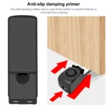 HH-MD001 Door Stop Wedge Alarm for Home and Travel(Black) - Image 4