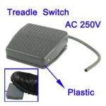 AC 250V 10A Textured Plastic Foot Treadle Switch (TFS-201)(Grey) - Image 3
