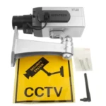 Fake Dummy Wireless Surveillance IR LED Security Camera with 45 Rotation(Silver) - Image 6