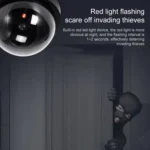 Realistic Looking Fake Dummy Motion Detection System Security Camera(Black) - Image 5