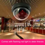 Realistic Looking Fake Dummy Motion Detection System Security Camera(Black) - Image 6