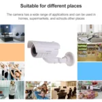 Realistic Looking Dummy Security CCTV Camera with Flashing Red LED - Image 8