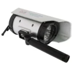 Solar Powered Realistic Looking Dummy Camera with Flashing Red LED Light - Image 2
