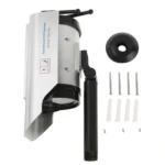 Solar Powered Realistic Looking Dummy Camera with Flashing Red LED Light - Image 4