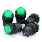 R16-503 16mm 4pin Self-Locking Push Button Switch with Indicator (5 Pcs in One Package, the Price is for 5 Pcs) - Image 3