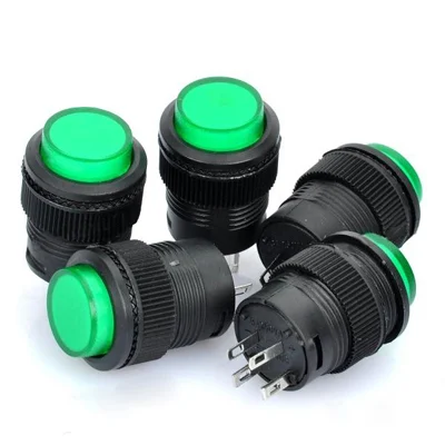 S-DIY-0399_2.webp R16-503 16mm 4pin Self-Locking Push Button Switch with Indicator (5 Pcs in One Package, the Price is for 5 Pcs) - Image 3