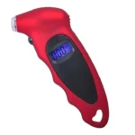 Digital Tire Gauge with LED Flash light, Pressure Range: 0-100PSI(Red) - Image 2