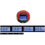 Digital Tire Gauge with LED Flash light, Pressure Range: 0-100PSI(Red) - Image 6
