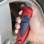 Digital Tire Gauge with LED Flash light, Pressure Range: 0-100PSI(Red) - Image 8