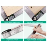 300mm 2-in1 Digital Angle Finder Meter Protractor Goniometer Ruler - Image 8