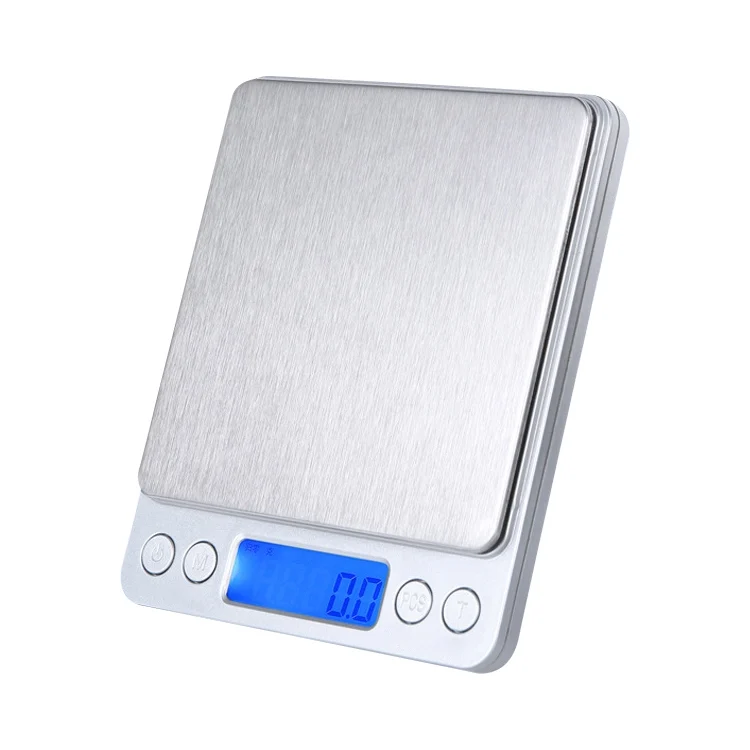 S-EDS-0167_2.webp 2000g x 0.1g Digital Electronic Balance Weight Scale(Silver) - Image 3