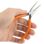 WL-18 Mini Jeweler Flat Nose Pliers Hand Tool with Soft Grips - Image 5