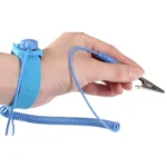 Anti-Static Static-free Wristband Wrist Strap Band ESD Discharge Grounding Tool(Baby Blue) - Image 5